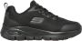 Skechers Arch Fit Slip-Resistant Sneaker Black Dames - Thumbnail 2