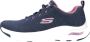 Skechers Stijlvolle Hammond Sneakers voor Dames Blauw Dames - Thumbnail 3