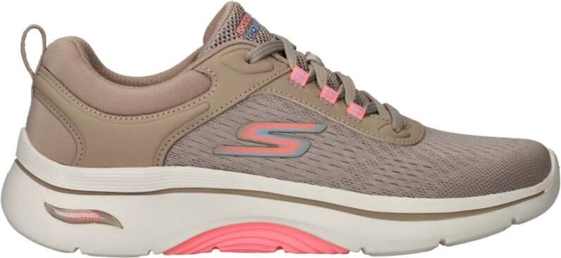 Skechers Go Walk Arch Fit 2.0 Balin VEGAN Sneaker Vrouwen Beige