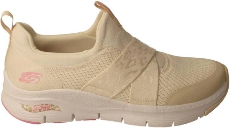 Skechers Beige Sports Sneakers voor vrouwen Beige Dames