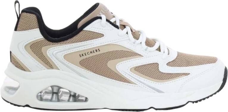 Skechers Beige Tres-Air-Uno-Street Damesschoenen Beige Dames