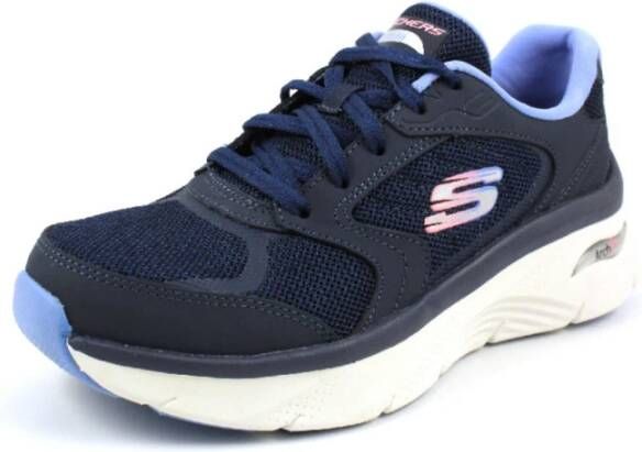 Skechers Blauwe Casual Schoenen Blue Dames