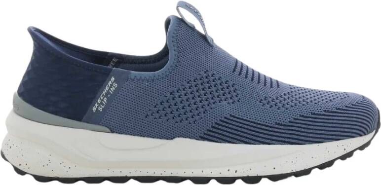 Skechers Blauwe Herenschoenen Bogdin Arlett Blue Heren