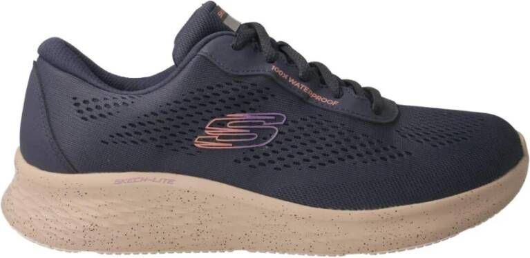 Skechers Blauwe veganistische sportsneakers met waterdichte technologie Blue Dames