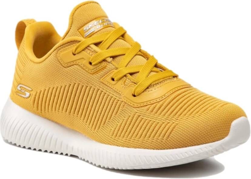 Skechers Bobs Squad Tough Talk Sneakers Yellow Dames