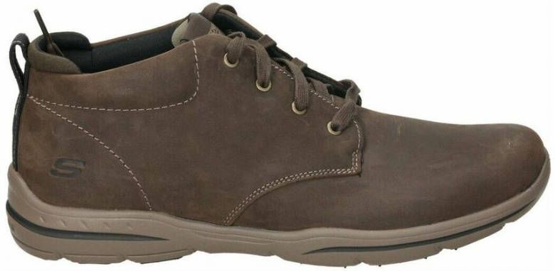 Skechers Heren Schoenen Relax Fit Harper Brown Heren