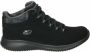 Skechers Ultra Flex Just Chill Veterboot Dames Zwart - Thumbnail 1