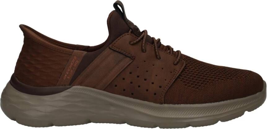 Skechers Bruine Slip-Ins Vegan Instapper Gogamat Brown Heren