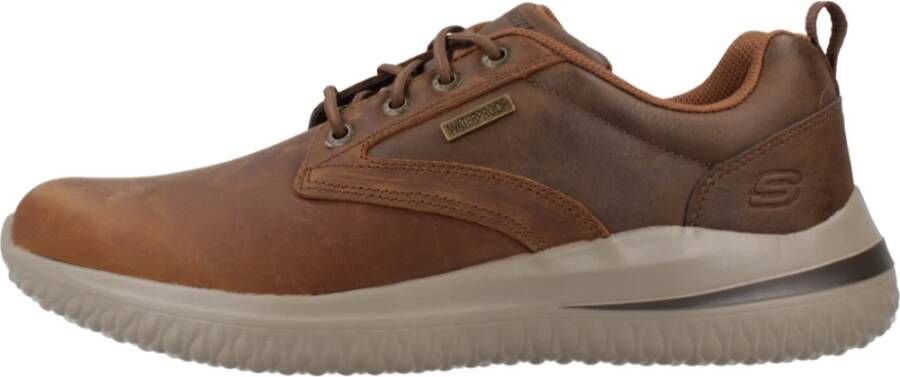 Skechers Casual Sneakers Delson 3.0 Brown Heren