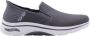 Skechers Yves Slip-On Sneakers Gray Heren - Thumbnail 9