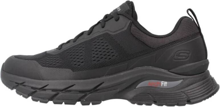 Skechers Comfortabele Arch Fit Sneakers voor Mannen Black Heren