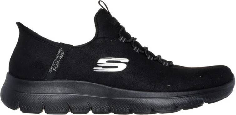 Skechers Comfortabele Slip-ins voor Trail Hiking Black Dames