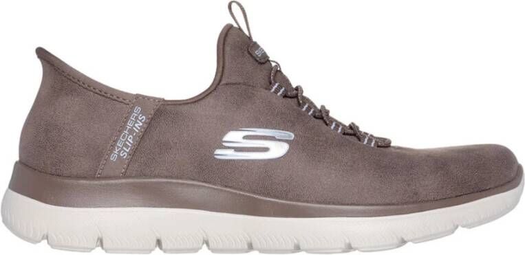 Skechers Comfortabele Slip-ins voor wandelen Brown Dames