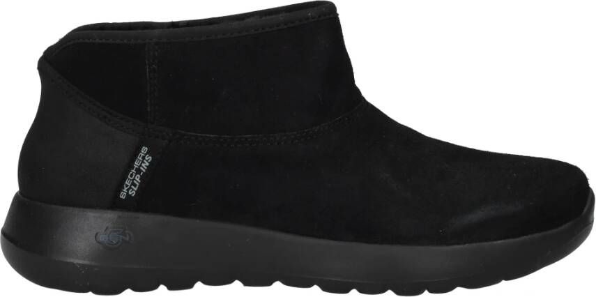 Skechers Comfortabele Suède Instaplaars Black Dames