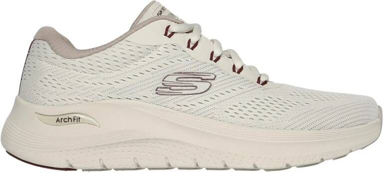 Skechers Comfortabele Vegan Sneaker met Arch Support Beige Heren