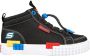 Skechers Kool Bricks-Lil Constructor 402224N-BKMT voor een jongen Zwart Sneakers Sportschoenen - Thumbnail 2