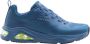 Skechers Go Walk Flex New World Instappers Donkerblauw Lime - Thumbnail 41