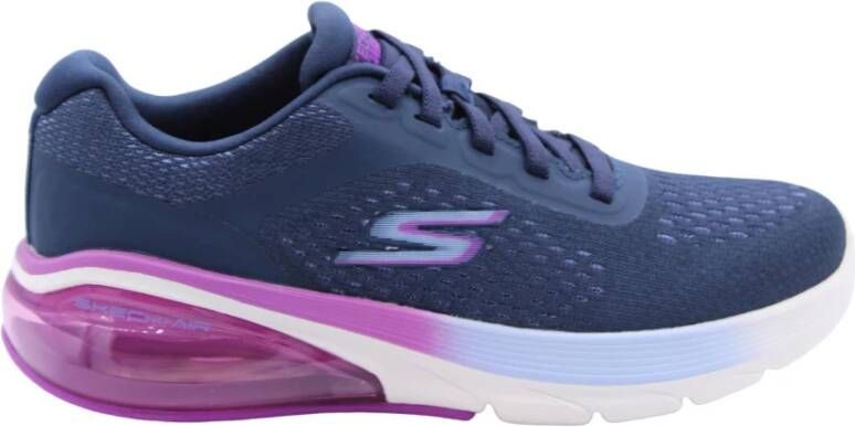 Skechers Crumble Sneaker Blue Dames