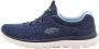 Skechers Toppen Fonkelende Sport Sneakers Blue Dames - Thumbnail 1