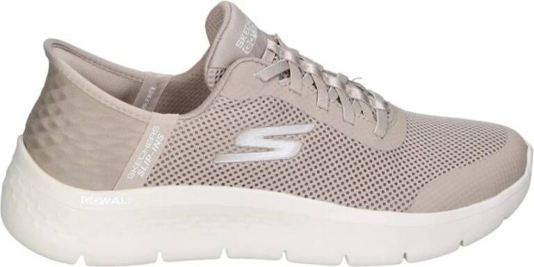 Skechers Go Walk Flex Grand Entry Slip-Ins Sneakers Dames Taupe