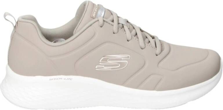 Skechers Sportieve en Elegante Sneaker met Comfort Beige Dames