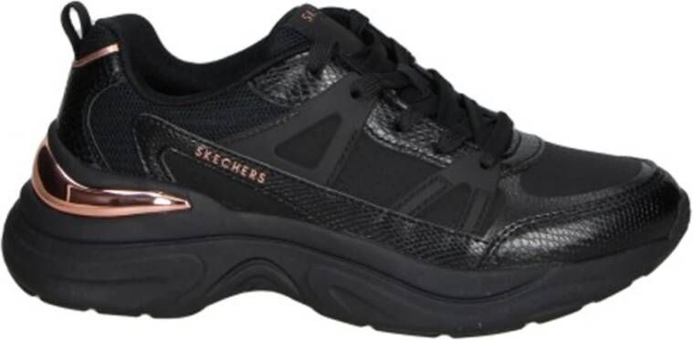 Skechers Dames sportschoenen Black Dames