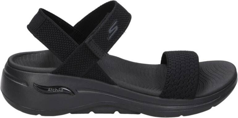 Skechers Damesandalen Black Dames