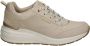 Skechers Dames Sportieve Sneakers Beige Dames - Thumbnail 1