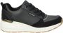 Skechers Geperforeerde Duraleather Sneakers Black Dames - Thumbnail 1