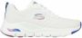 Skechers Dames Mesh Veterschoenen White Dames - Thumbnail 1