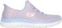 Skechers Mode Sneakers Wit Zilver Vrouwen White Dames - Thumbnail 6