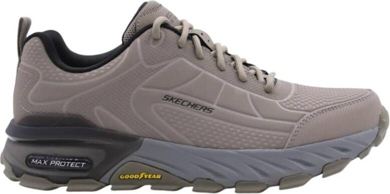 Skechers Max Protect Ironguard Taupe Black Wandelschoenen Heren