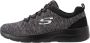 Skechers Dynamight 2.0- In A Flash Sneakers Black Dames - Thumbnail 1