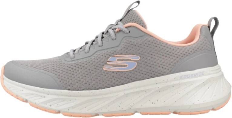 Skechers Edgeride Smooth Sneakers Gray Dames