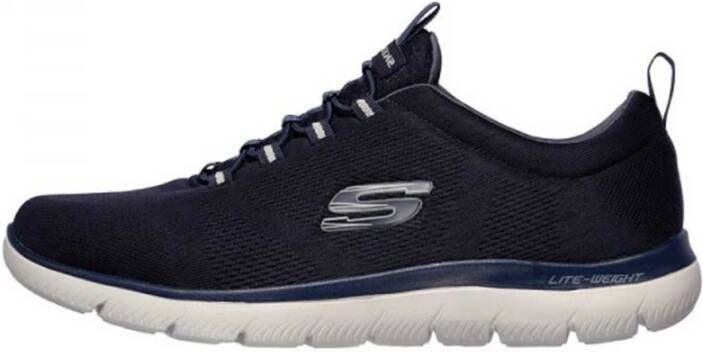 Skechers Elegante Atletische Trainings Sneaker Blue Heren