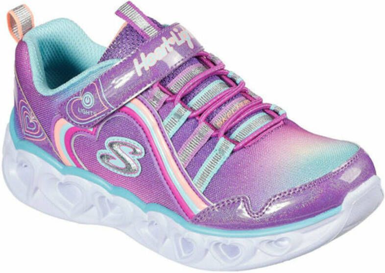 Skechers Flash shoes heart lights leisure shoes Paars Dames