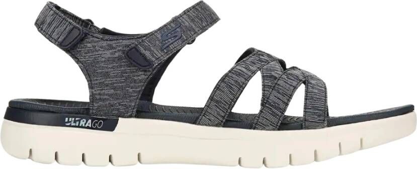 Skechers Flat Sandals Blauw Unisex