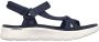 Skechers Blauwe Sandalen met Stoffen Voering Blue Dames - Thumbnail 6