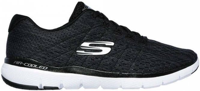 Skechers Flex Appeal 3.0 Satellites Zwart Dames