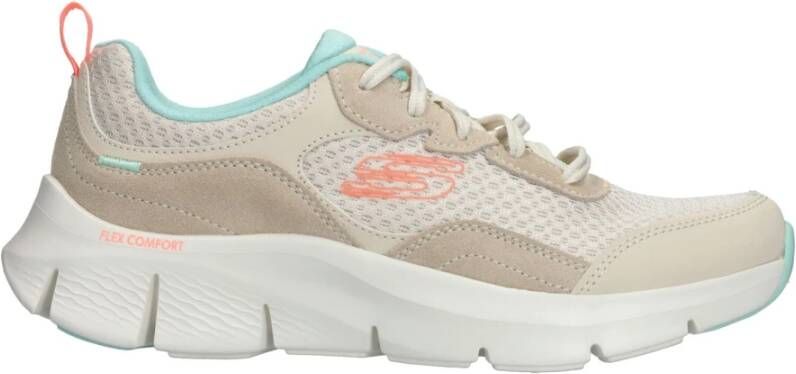 Skechers Flex Comfort sneaker Beige Dames