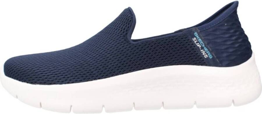 Skechers Blauwe Go Walk Damesschoenen Blauw Dames