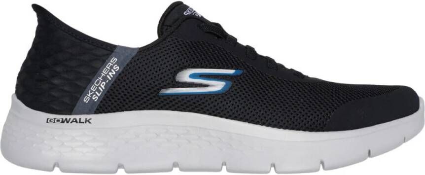 Skechers Go Walk Flex Hands Up Heren Instappers Zwart