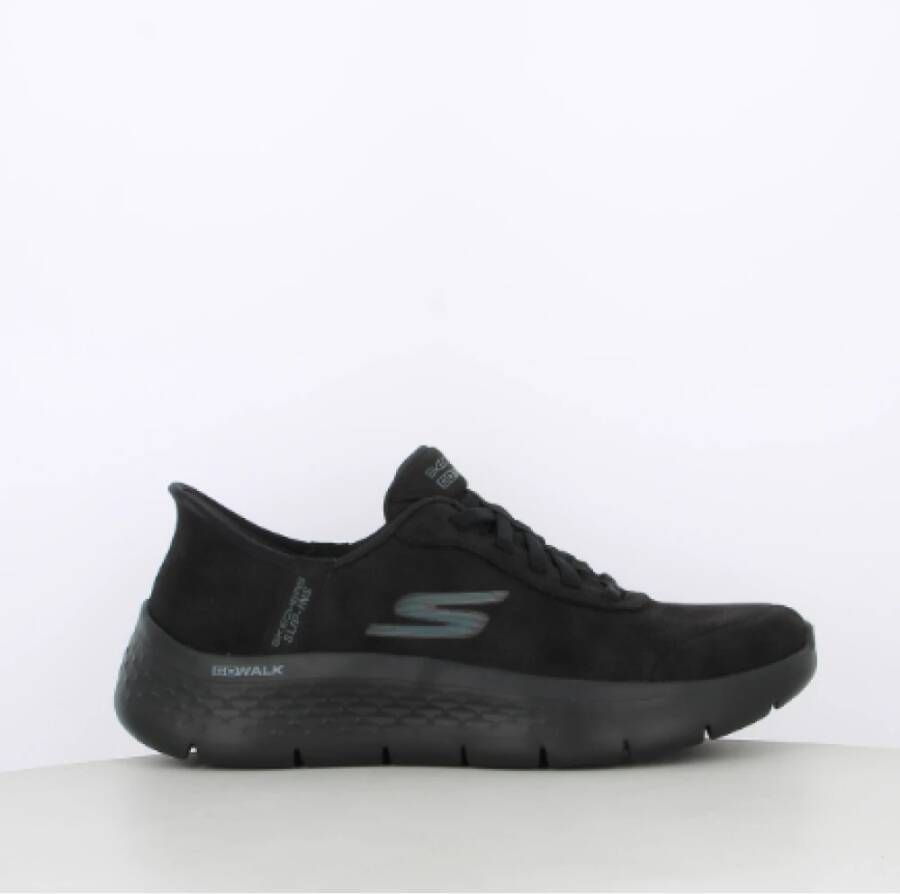 Skechers Flex-Mali Instap Sportschoenen Zwart Black Dames