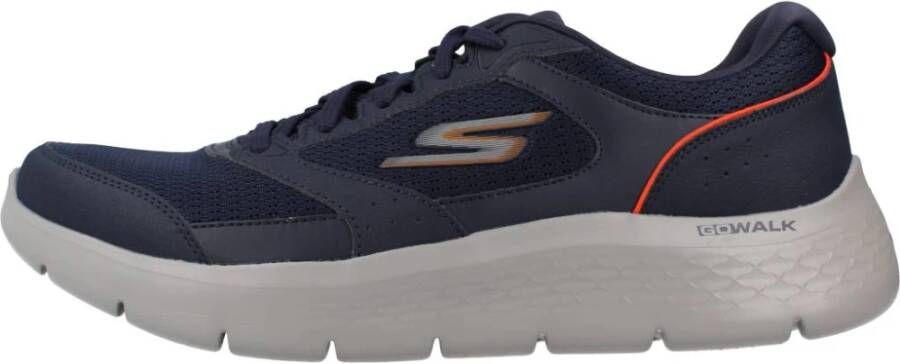 Skechers Flex Overlay Stijlvolle Sneakers Blue Heren