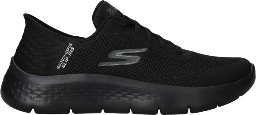 Skechers Flex Slip-On Sneaker Black Dames