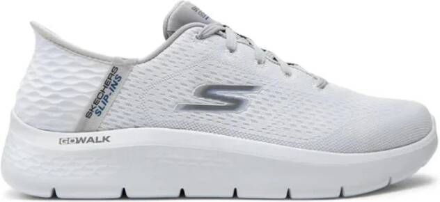 Skechers Flex Sneaker Wit Grijs White Heren