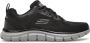 Skechers Track-Broader 232698-BKCC Mannen Zwart Sneakers Sportschoenen - Thumbnail 2