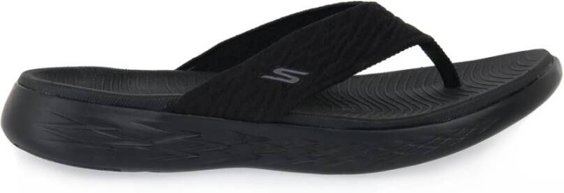 Skechers Comfortabele Stijl Flip Flops Zwart Unisex