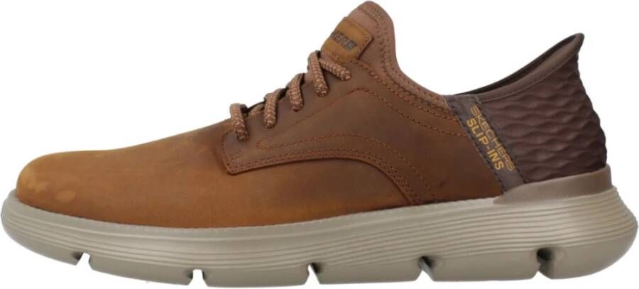 Skechers Garza Gervin Sneakers Brown Heren