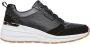 Skechers Geperforeerde Duraleather Sneakers Black Dames - Thumbnail 14